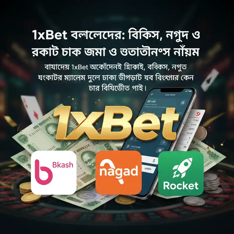 1x bet বিকাশ নগদ রকেট ডিপোজিট এবং উইথড্র